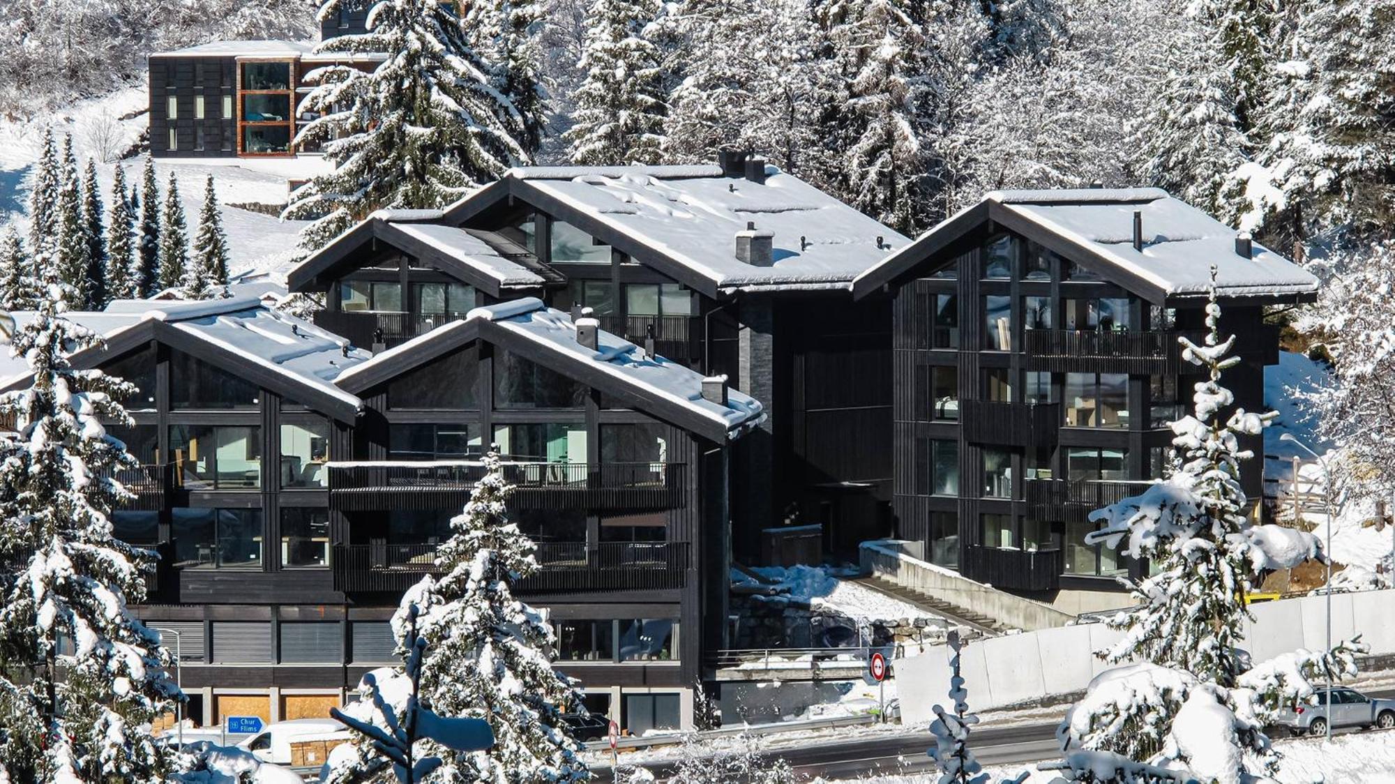 Black Summit Boutique Resort Laax Exterior foto