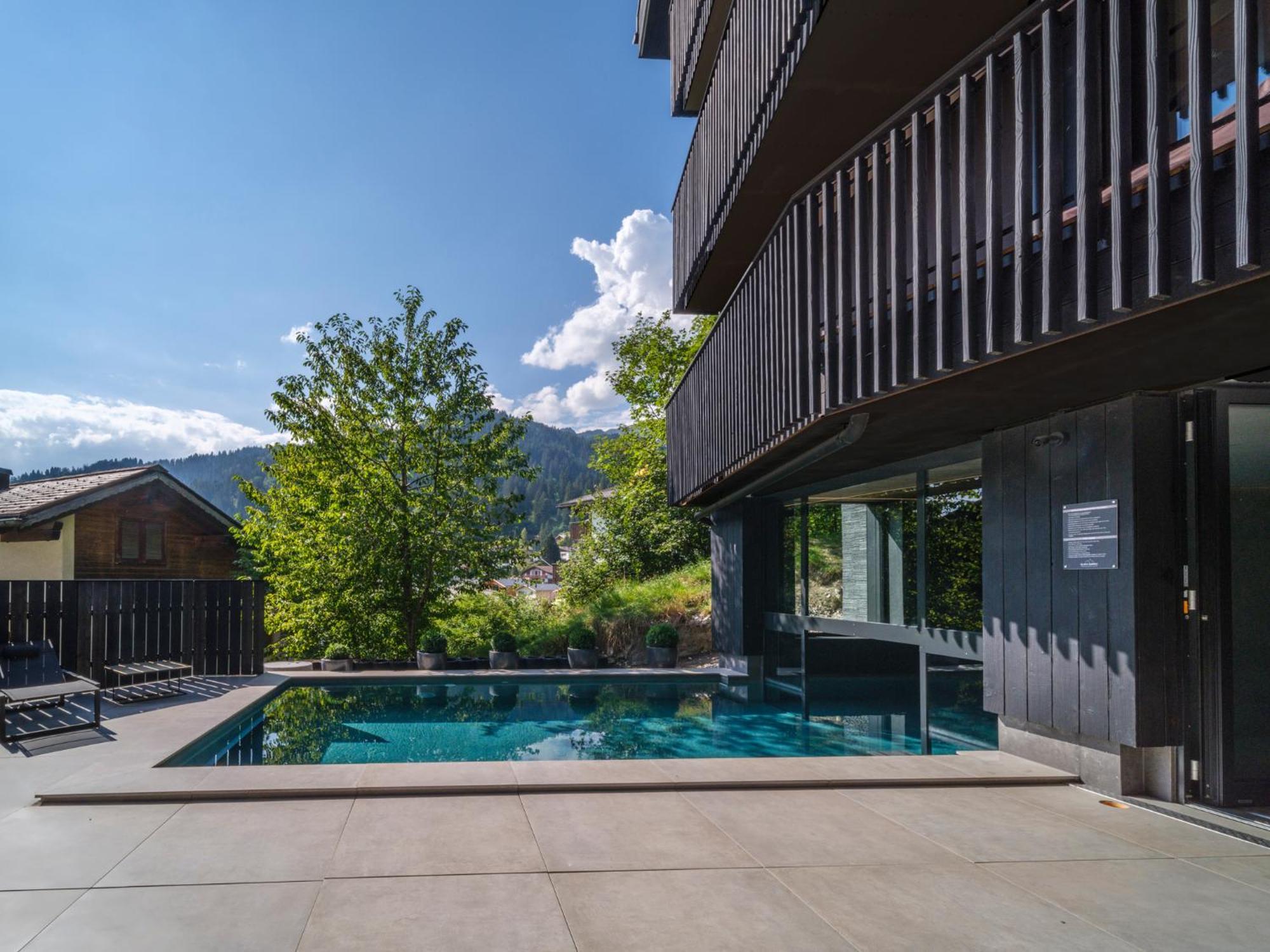 Black Summit Boutique Resort Laax Exterior foto